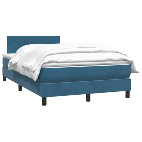 Genérico wenjingqi 3316399 Boxspringbett mit Matratze, Samt, Dunkelblau, 120 x 210 cm Genérico wenjingqi 3316399 Boxspringbett mit Matratze, Samt, Dunkelblau, 120 x 210 cm von Genérico