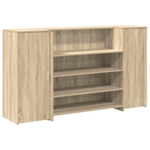 Genérico wenjingqi 3324171 Empfangstheke Eiche Sonoma 180 x 50 x 103,5 cm von Genérico