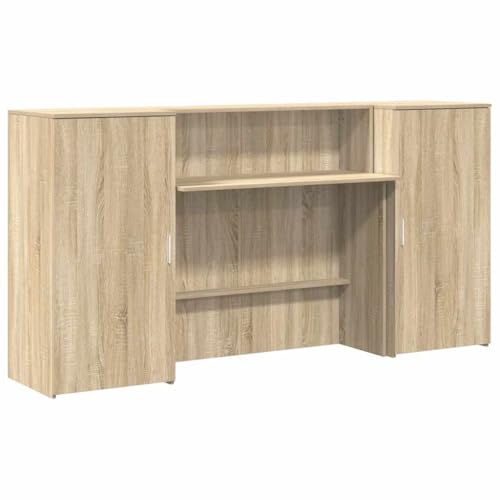 Genérico wenjingqi 3324216 Empfangstheke Eiche Sonoma 200 x 50 x 103,5 cm von Genérico
