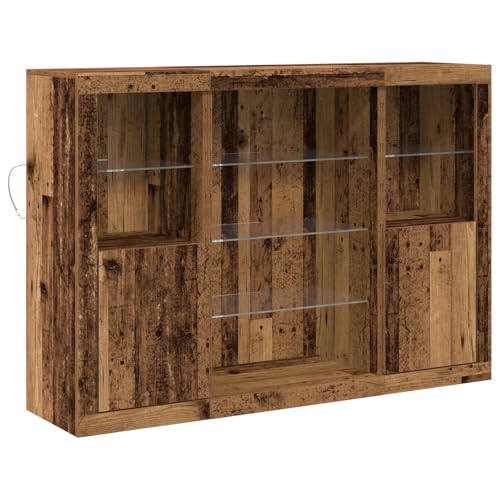 Genérico wenjingqi 3333120 Anrichte mit LED-Lichtern, Altholz, 142,5 x 37 x 100 cm Genérico wenjingqi 3333120 Anrichte mit LED-Lichtern, Altholz, 142,5 x 37 x 100 cm von Genérico
