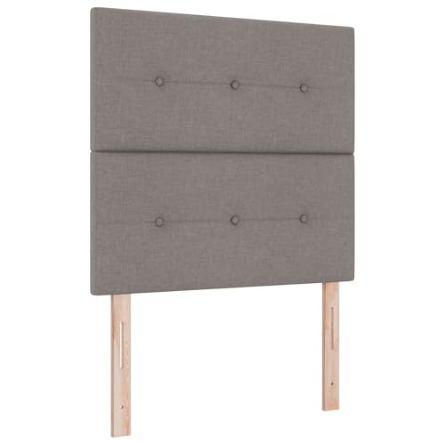 Genérico wenjingqi 3339361 Federkernmatratze mit Matratze, Taupe, 90 x 200 cm, Stoff von Genérico
