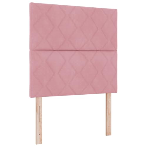 Genérico wenjingqi 3339889 Boxspringbett mit Matratze, Samt, Rosa, 120 x 190 cm Genérico wenjingqi 3339889 Boxspringbett mit Matratze, Samt, Rosa, 120 x 190 cm von Genérico