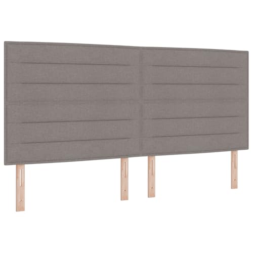 Genérico wenjingqi 3340715 Boxspringbett mit Matratze, taupé, 200 x 200 cm von Genérico