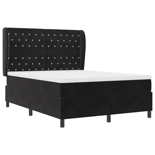 Genérico wenjingqi 3340882 Boxspringbett mit Matratze, Samt, Schwarz, 160 x 200 cm Genérico wenjingqi 3340882 Boxspringbett mit Matratze, Samt, Schwarz, 160 x 200 cm von Genérico