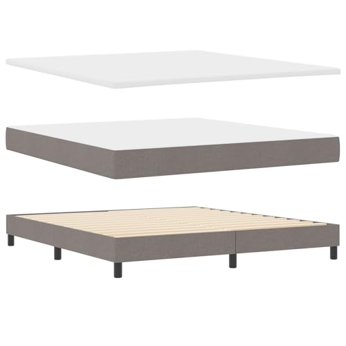 Genérico wenjingqi 3341185 Boxspringbett und Matratze in Taupe, 180 x 200 cm, aus Stoff Genérico wenjingqi 3341185 Boxspringbett und Matratze in Taupe, 180 x 200 cm, aus Stoff von Genérico