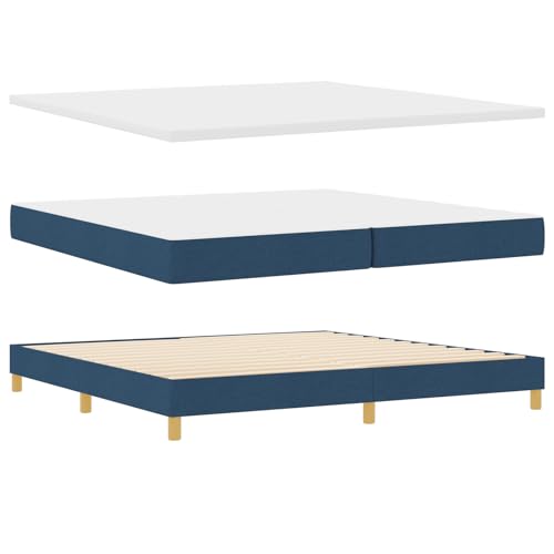 Genérico wenjingqi 3341383 Boxspringbett & Matratze in Blau 200x200 Stoff Genérico wenjingqi 3341383 Boxspringbett & Matratze in Blau 200x200 Stoff von Genérico