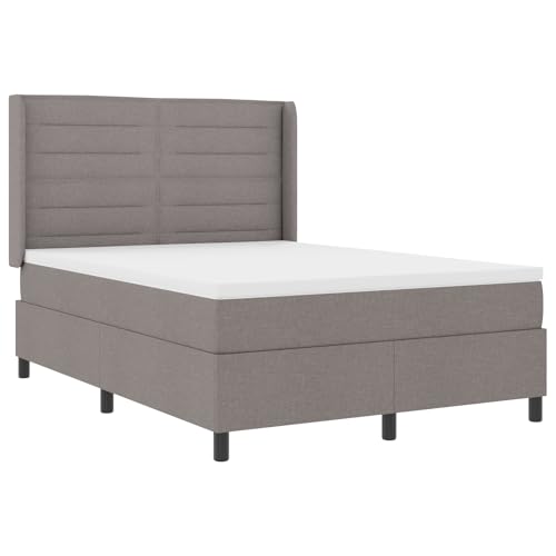 Genérico wenjingqi 3341592 Boxspringbett mit Matratze, taupé, 160 x 200 cm von Genérico