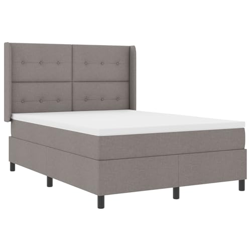 Genérico wenjingqi 3341648 Boxspringbett mit Matratze, taupé, 140 x 200 cm von Genérico
