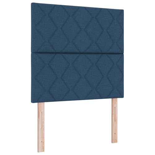 Genérico wenjingqi 3343172 Bett mit Federkern und Matratze, Blau, 120 x 200 cm von Genérico