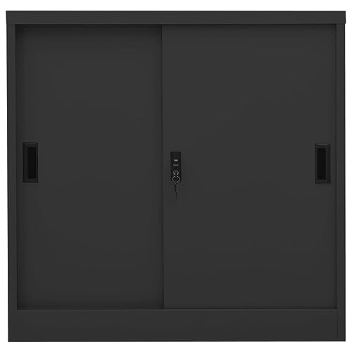 Genérico wenjingqi 335953 Büroschrank mit Schiebetür oder Anthrazit, 90 x 40 x 90 cm Genérico wenjingqi 335953 Büroschrank mit Schiebetür oder Anthrazit, 90 x 40 x 90 cm von Genérico