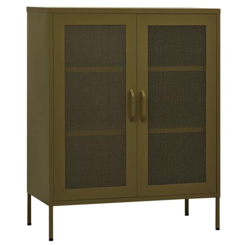 Genérico wenjingqi 336171 Aufbewahrungsschrank oder Olivgrün, 80 x 35 x 101,5 cm Genérico wenjingqi 336171 Aufbewahrungsschrank oder Olivgrün, 80 x 35 x 101,5 cm von Genérico