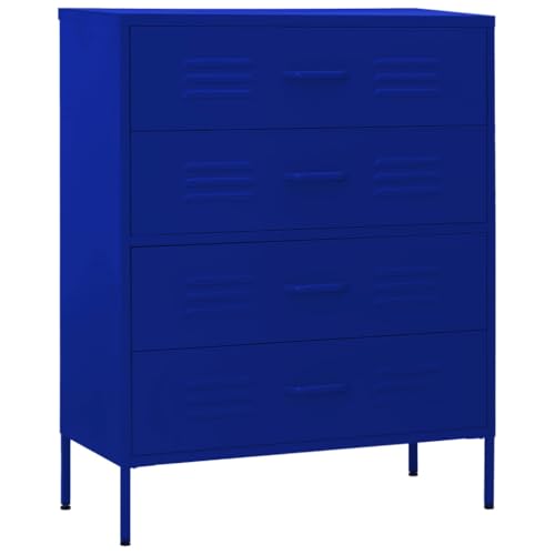 Genérico wenjingqi 336199 Schubladenschrank, Dunkelblau, 80 x 35 x 101,5 cm Genérico wenjingqi 336199 Schubladenschrank, Dunkelblau, 80 x 35 x 101,5 cm von Genérico