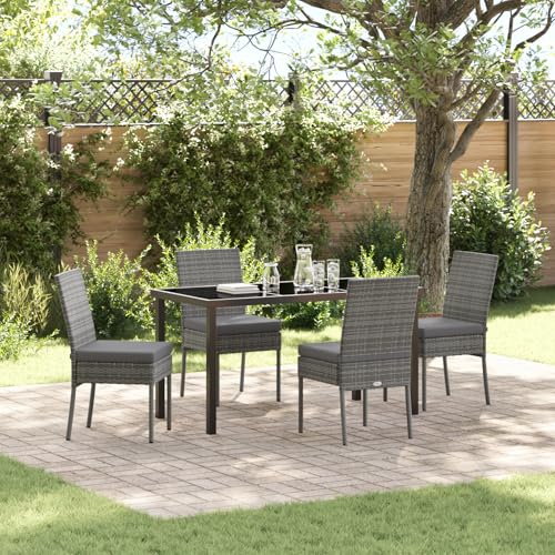 Genérico wenjingqi 3379228 Gartenmöbel-Set, 5-teilig, Grau, Polyrattan Genérico wenjingqi 3379228 Gartenmöbel-Set, 5-teilig, Grau, Polyrattan von Genérico