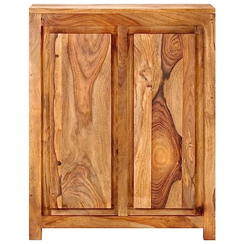 Genérico wenjingqi 338438 Anrichte aus massivem Akazienholz, 60 x 33 x 75 cm von Genérico