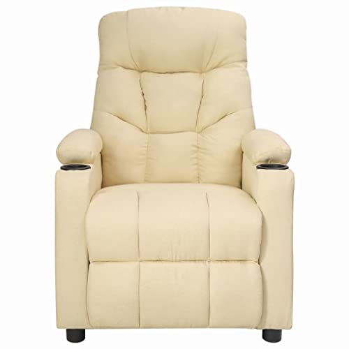 Genérico wenjingqi 339091 Liegestuhl aus cremefarbenem Stoff Genérico wenjingqi 339091 Liegestuhl aus cremefarbenem Stoff von Genérico