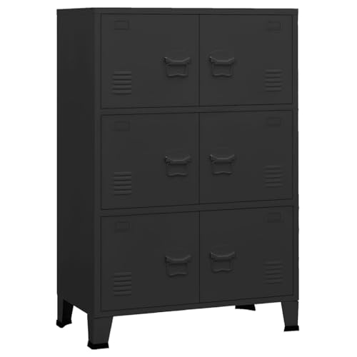 Genérico wenjingqi 339628 Aufbewahrungsbox, industriell, Metall, Schwarz, 75 x 40 x 115 cm Genérico wenjingqi 339628 Aufbewahrungsbox, industriell, Metall, Schwarz, 75 x 40 x 115 cm von Genérico