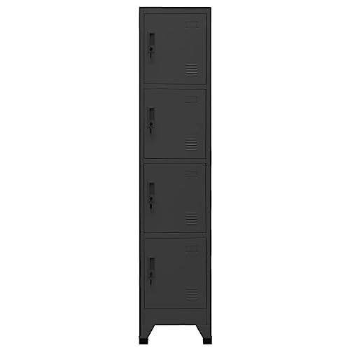 Genérico wenjingqi 339787 Spind, Anthrazit, 38 x 45 x 180 cm Genérico wenjingqi 339787 Spind, Anthrazit, 38 x 45 x 180 cm von Genérico