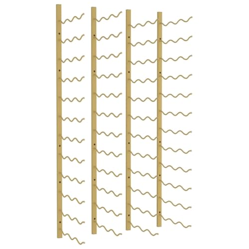 Genérico wenjingqi 340890 Wandweinregal für 36 Flaschen, 2 Stück, goldenes Eisen Genérico wenjingqi 340890 Wandweinregal für 36 Flaschen, 2 Stück, goldenes Eisen von Genérico