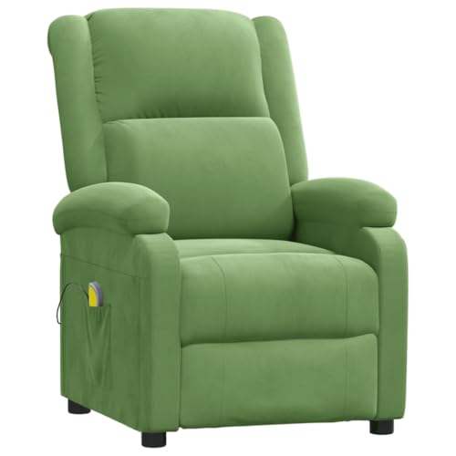 Genérico wenjingqi 342413 Massagesessel aus Samt, Hellgrün von Genérico