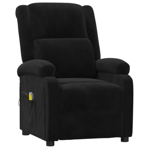 Genérico wenjingqi 342416 Massagesessel aus Samt, Schwarz von Genérico