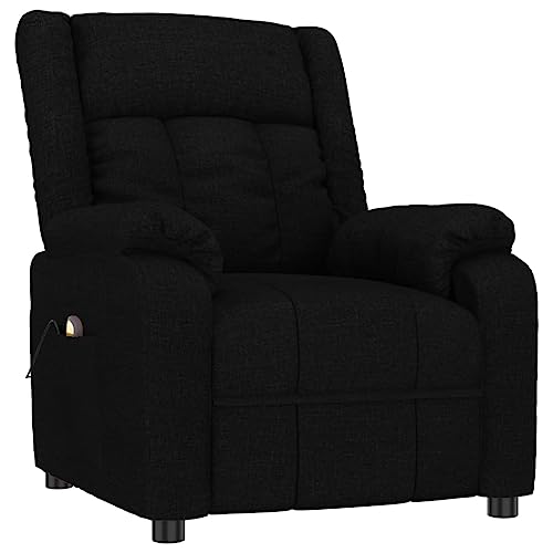 Genérico wenjingqi 348122 Massagesessel aus schwarzem Stoff von Genérico