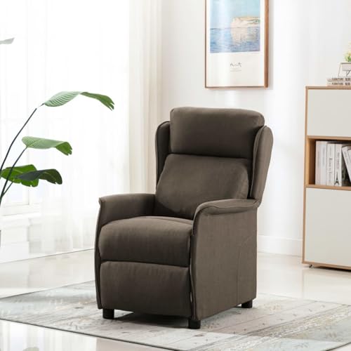 Genérico wenjingqi 348357 Massagesessel aus Stoff, Taupe von Genérico