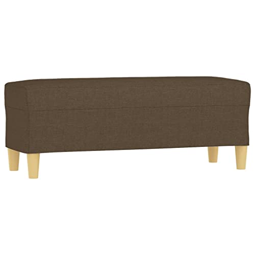 Genérico wenjingqi 349378 Bank aus Stoff, braun, 100 x 35 x 41 cm von Genérico