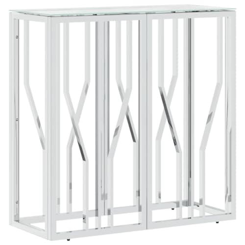 Genérico wenjingqi 350033 Konsolentisch, Edelstahl und Glas, 70 x 30 x 70 cm Genérico wenjingqi 350033 Konsolentisch, Edelstahl und Glas, 70 x 30 x 70 cm von Genérico
