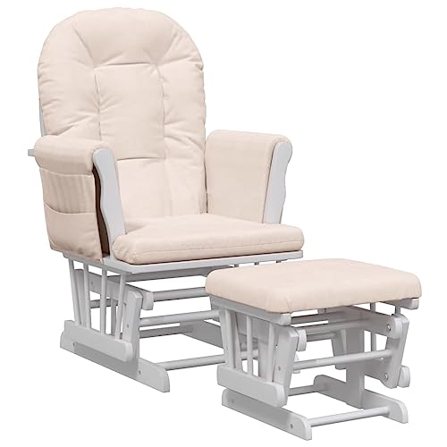 Genérico wenjingqi 351660 Stillsessel mit Hocker, Stoff, hellgrau Genérico wenjingqi 351660 Stillsessel mit Hocker, Stoff, hellgrau von Genérico