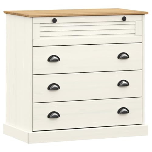 Genérico wenjingqi 353161 Kommode aus massivem Kiefernholz, 80 x 40 x 76 cm Genérico wenjingqi 353161 Kommode aus massivem Kiefernholz, 80 x 40 x 76 cm von Genérico