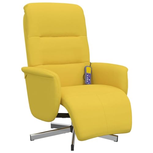 Genérico wenjingqi 356581 Massagesessel mit Fußstütze, hellgelber Stoff Genérico wenjingqi 356581 Massagesessel mit Fußstütze, hellgelber Stoff von Genérico