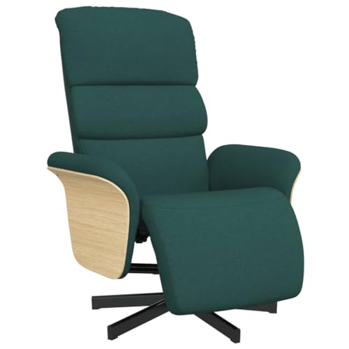 Genérico wenjingqi 356605 Liegesessel mit Fußstütze, Stoff, Dunkelgrün Genérico wenjingqi 356605 Liegesessel mit Fußstütze, Stoff, Dunkelgrün von Genérico