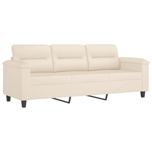 Genérico wenjingqi 359572 3-Sitzer-Sofa, Mikrofaser, Beige, 180 cm Genérico wenjingqi 359572 3-Sitzer-Sofa, Mikrofaser, Beige, 180 cm von Genérico