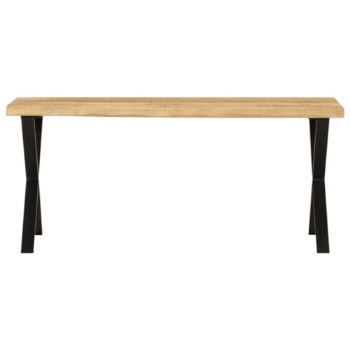 Genérico wenjingqi 372759 Bank mit L-Rand, massives Mangoholz, 105 cm Genérico wenjingqi 372759 Bank mit L-Rand, massives Mangoholz, 105 cm von Genérico