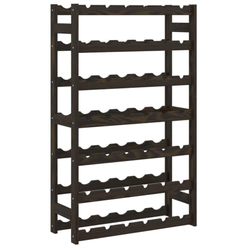 Genérico wenjingqi 373403 Weinregal für 42 Flaschen, massives Kiefernholz, Schwarz Genérico wenjingqi 373403 Weinregal für 42 Flaschen, massives Kiefernholz, Schwarz von Genérico