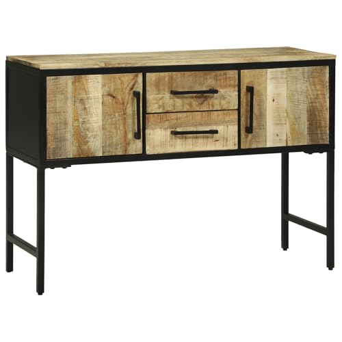 Genérico wenjingqi 374101 Sideboard aus Massivholz, mit rauem Griff, 100 x 35 x 70 cm von Genérico