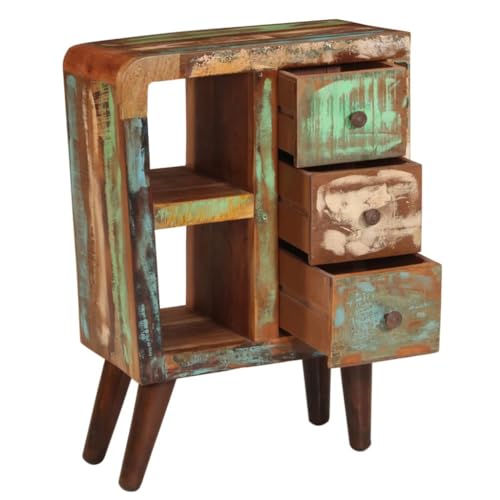 Genérico wenjingqi 374902 Anrichte aus recyceltem Massivholz, 55 x 30 x 80 cm Genérico wenjingqi 374902 Anrichte aus recyceltem Massivholz, 55 x 30 x 80 cm von Genérico