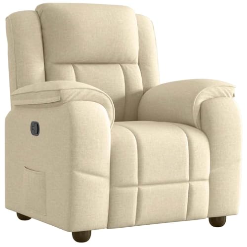 Genérico wenjingqi 4015708 Liegestuhl aus cremefarbenem Stoff Genérico wenjingqi 4015708 Liegestuhl aus cremefarbenem Stoff von Genérico