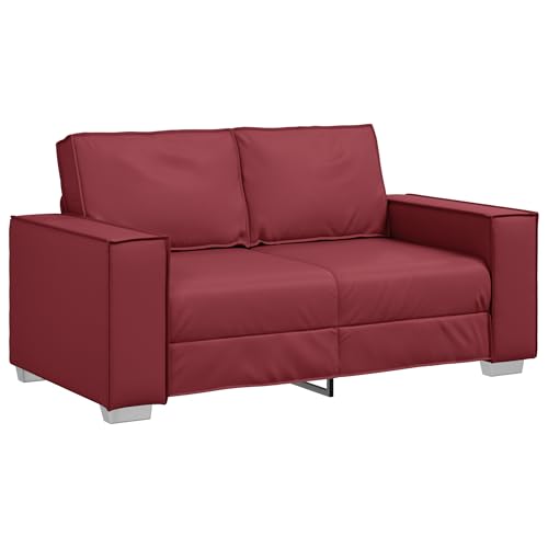 Genérico wenjingqi 4105048 Loveseat Sofa, Weinrot, 120 cm, aus Kunstleder Genérico wenjingqi 4105048 Loveseat Sofa, Weinrot, 120 cm, aus Kunstleder von Genérico