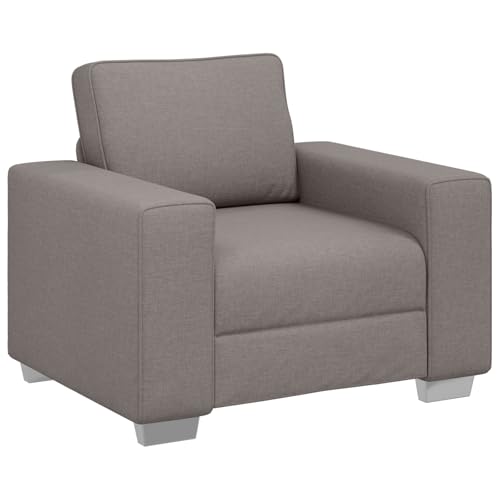 Genérico wenjingqi 4105213 Sessel aus taupé-Stoff, 59 cm von Genérico