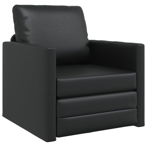 Genérico wenjingqi 4106635 Schlafsessel, 2-in-1, Schwarz, 74 x 77 x 81 cm von Genérico