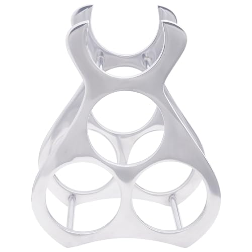 Genérico wenjingqi 42000149 Weinregal aus Aluminium, silberfarben, 23 x 14 x 28 cm Genérico wenjingqi 42000149 Weinregal aus Aluminium, silberfarben, 23 x 14 x 28 cm von Genérico