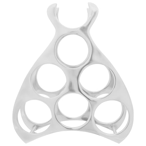 Genérico wenjingqi 42000150 Weinregal aus Aluminium, silberfarben, 32 x 14 x 37,5 cm Genérico wenjingqi 42000150 Weinregal aus Aluminium, silberfarben, 32 x 14 x 37,5 cm von Genérico