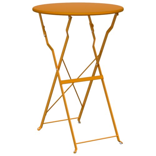Genérico wenjingqi 42002963 Bistrotisch, faltbar, Senfgelb, Ø 50 x 71 cm oder pulverbeschichtet Genérico wenjingqi 42002963 Bistrotisch, faltbar, Senfgelb, Ø 50 x 71 cm oder pulverbeschichtet von Genérico