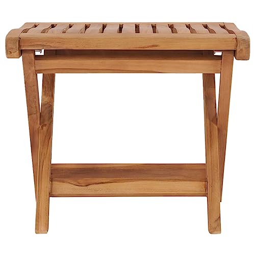 Genérico wenjingqi 48981 Fußbank, faltbar, massives Teakholz, 46,5 x 49 x 41,5 cm Genérico wenjingqi 48981 Fußbank, faltbar, massives Teakholz, 46,5 x 49 x 41,5 cm von Genérico