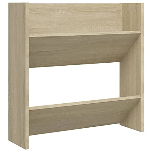 Genérico wenjingqi 806723 Schuhschrank für die Wand, Sperrholz, Eiche Sonoma, 60 x 18 x 60 cm Genérico wenjingqi 806723 Schuhschrank für die Wand, Sperrholz, Eiche Sonoma, 60 x 18 x 60 cm von Genérico