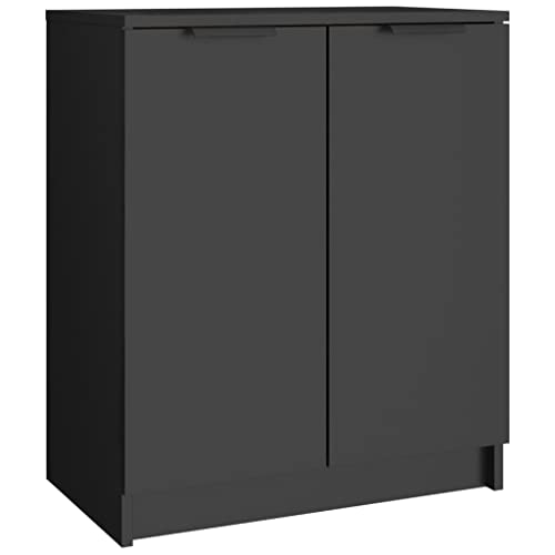 Genérico wenjingqi 811422 Schuhschrank, Sperrholz, Schwarz, 59 x 35 x 70 cm von Genérico