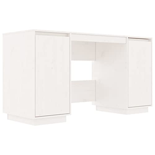 Genérico wenjingqi 814325 Schreibtisch aus massivem Kiefernholz, 140 x 50 x 75 cm von Genérico