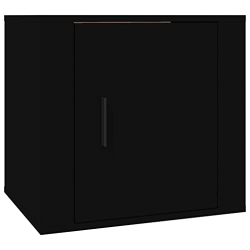 Genérico wenjingqi 816690 Nachttisch, Schwarz, 50 x 39 x 47 cm von Genérico
