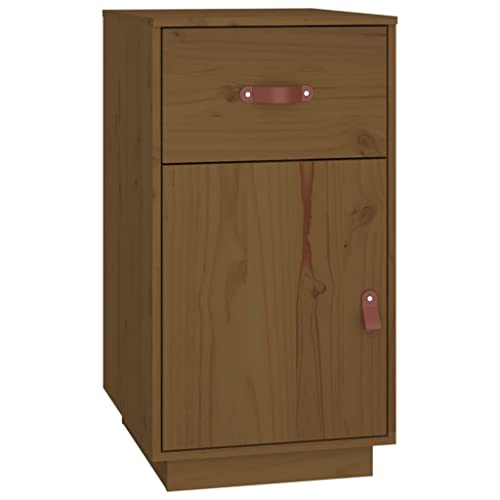 Genérico wenjingqi 820100 Schreibtischschrank aus Kiefernholz, braun, 40 x 50 x 75 cm von Genérico